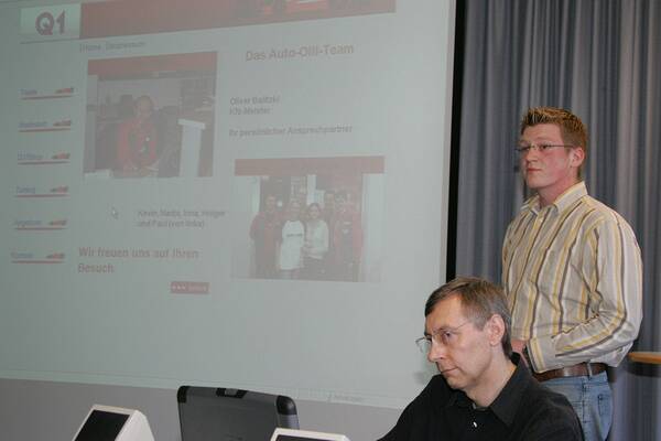 Fachschule, Webprojekte, Pr�sentation,Dietrich Bonhoeffer Berufskolleg, DBB,  2005